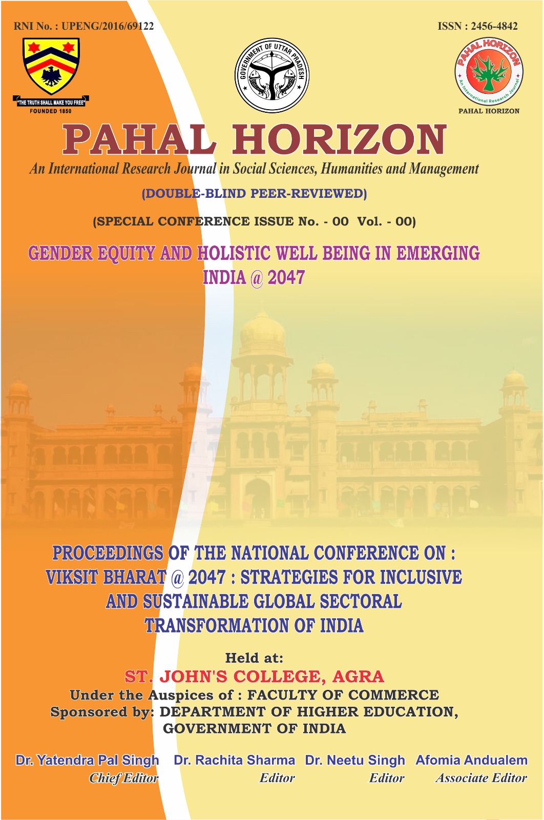 Viksit Bharat 2047 conference proceedings book cover